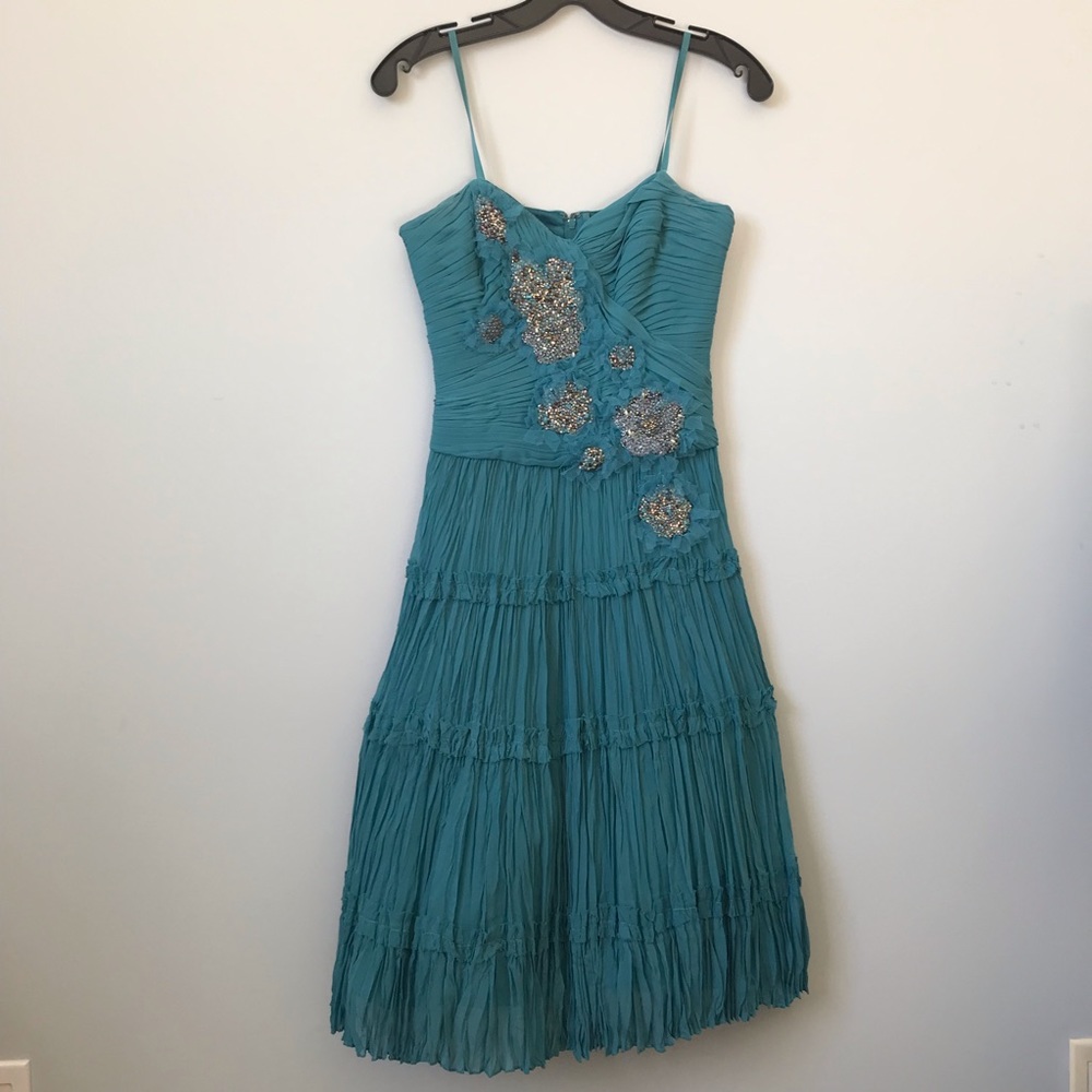 BCBG Blue prom dress size 0
